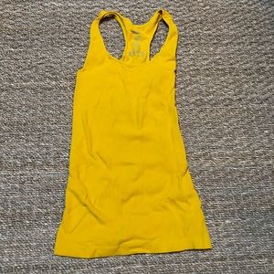 3/$18 SALE Mustard yellow cami tank top one size